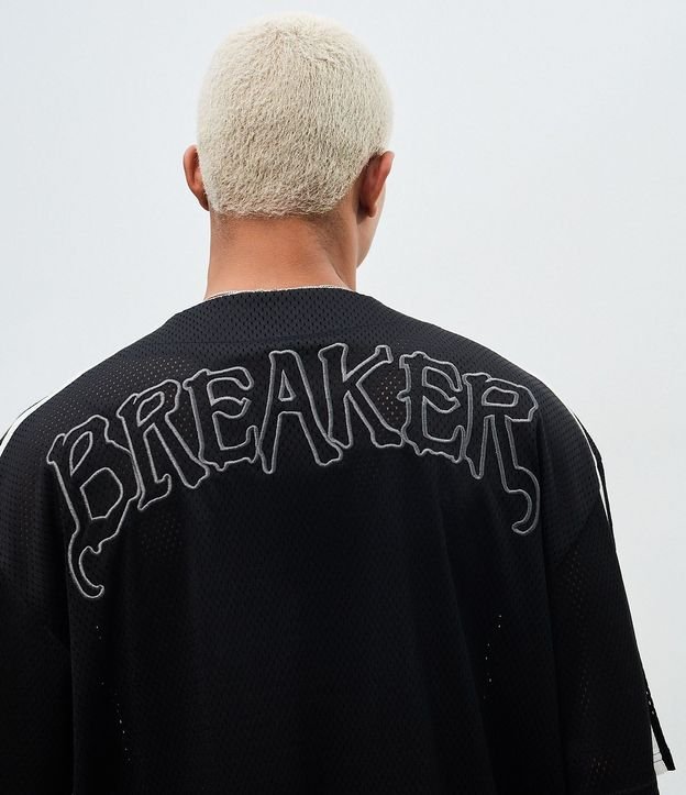 Camisa Deportiva en Textura Mesh con Bordado Breaker 3