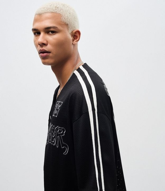 Camisa Deportiva en Textura Mesh con Bordado Breaker 4