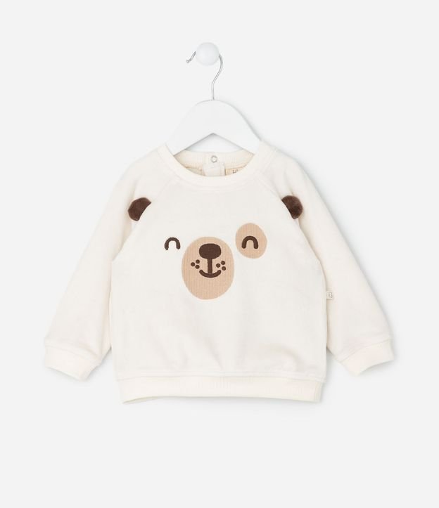 Conjunto Infantil con Aplicación de Osito – Talle 0 a 24 Meses 3