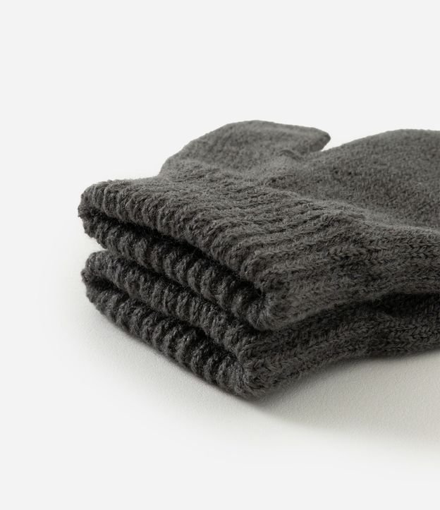 Conjunto Infantil Gorro y Guantes en Punto con Cara de Osito – Talle 0 a 12 Meses 4