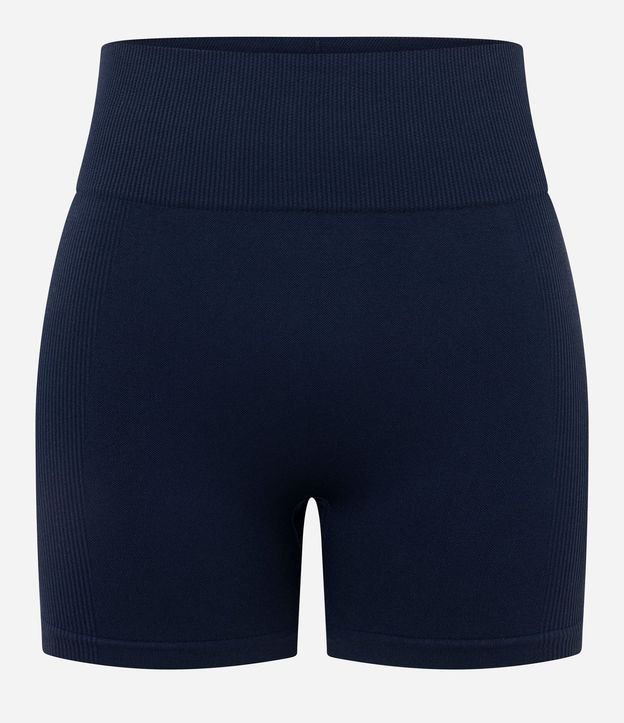 Bermuda Deportiva en Poliamida Seamless con Lateral Acanalada