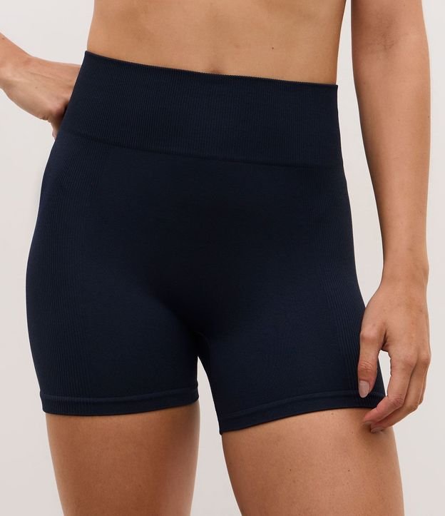 Bermuda Deportiva en Poliamida Seamless con Lateral Acanalada 1