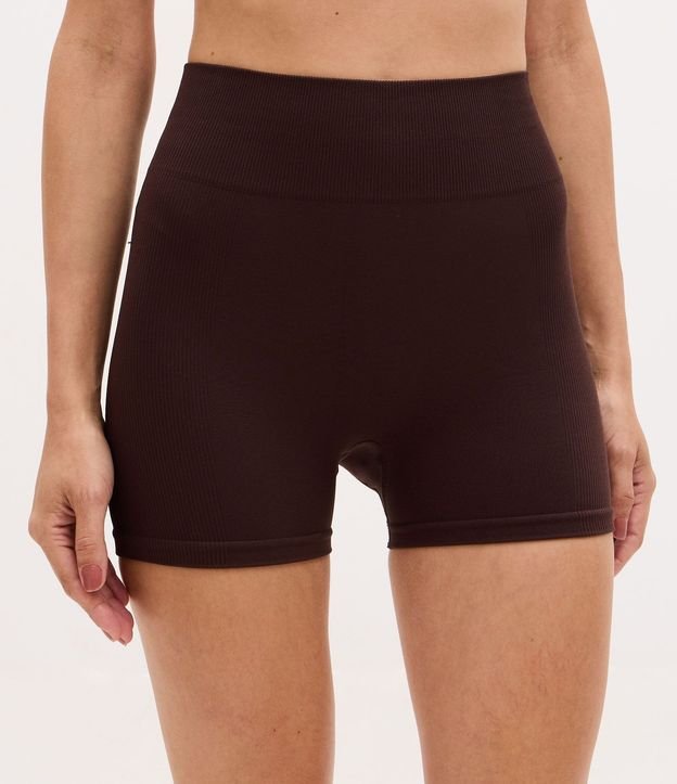 Bermuda Deportiva en Poliamida Seamless con Lateral Acanalada 2