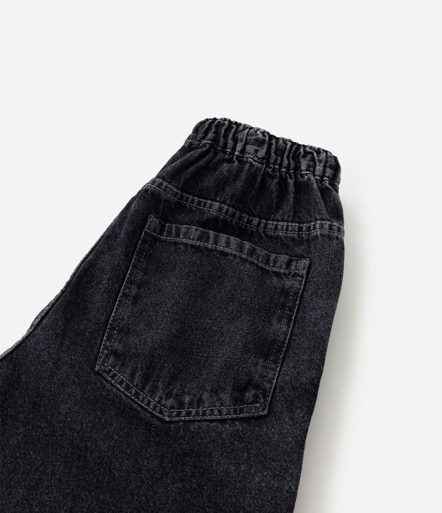 Bermuda Infantil Baggy en Jeans Liso Baggy Cintura elástica FUO_SS26_BEP_0033 Street 5 a 14 5
