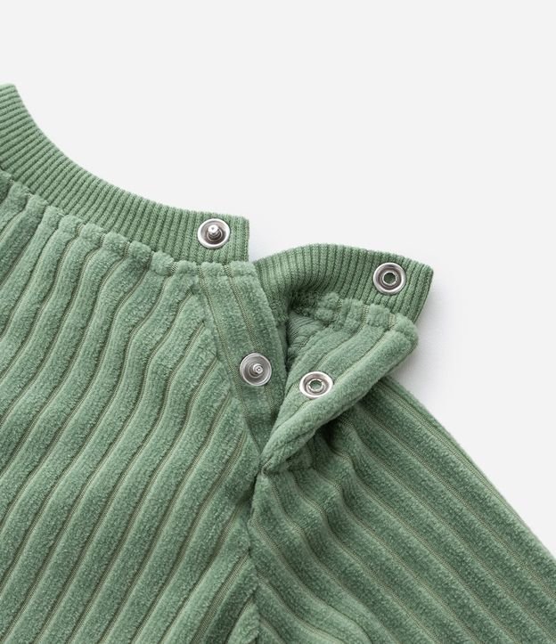 Conjunto Infantil Canelado con Saco y Pantalón Jogger – Talle 0 a 24 Meses 9