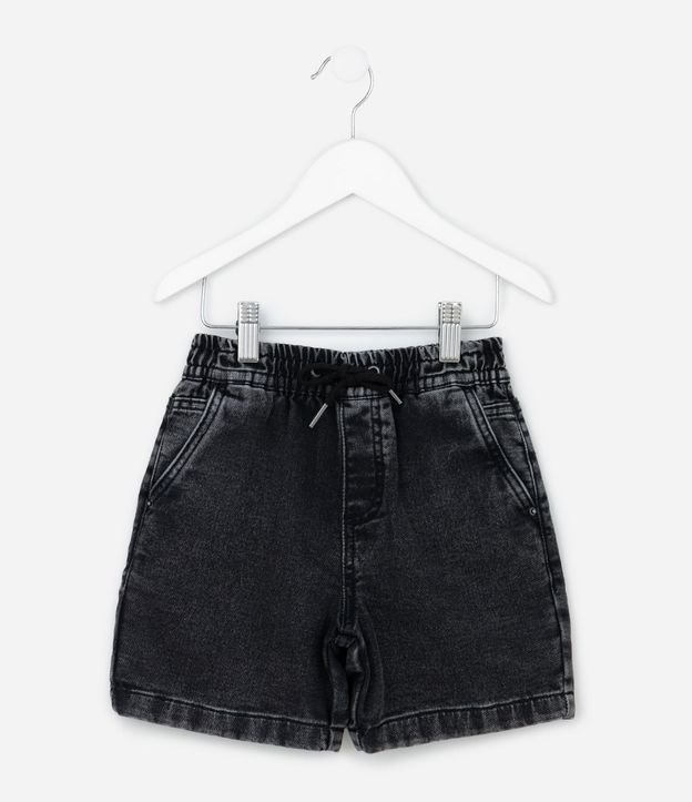 Bermuda Infantil en Jeans con Cintura Elástica - Talle 5 a 14 años 2