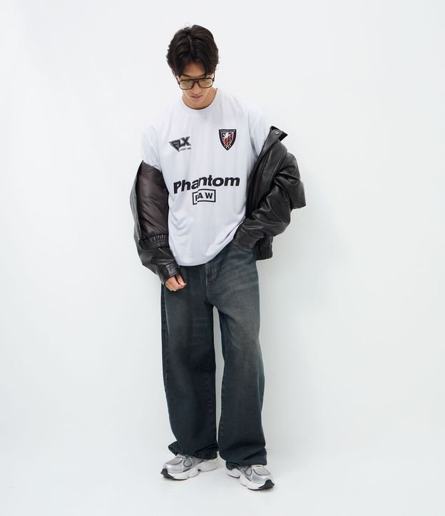 Camisa Boxy Manga Corta Phantom 3