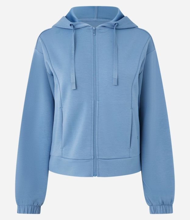 Campera Deportiva Regular en Modal con Capucha