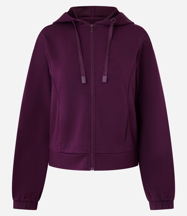 Campera Deportiva Regular en Modal con Capucha