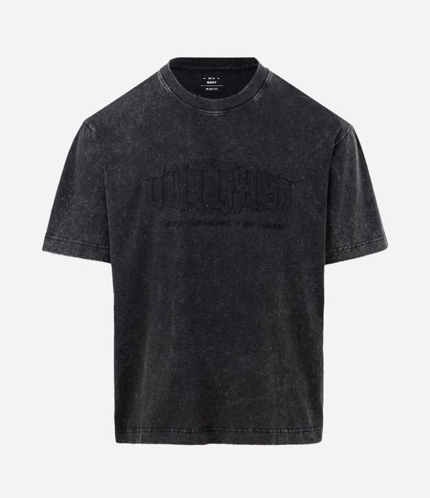 Remera Boxy en Algodón con Lettering Outcast 2