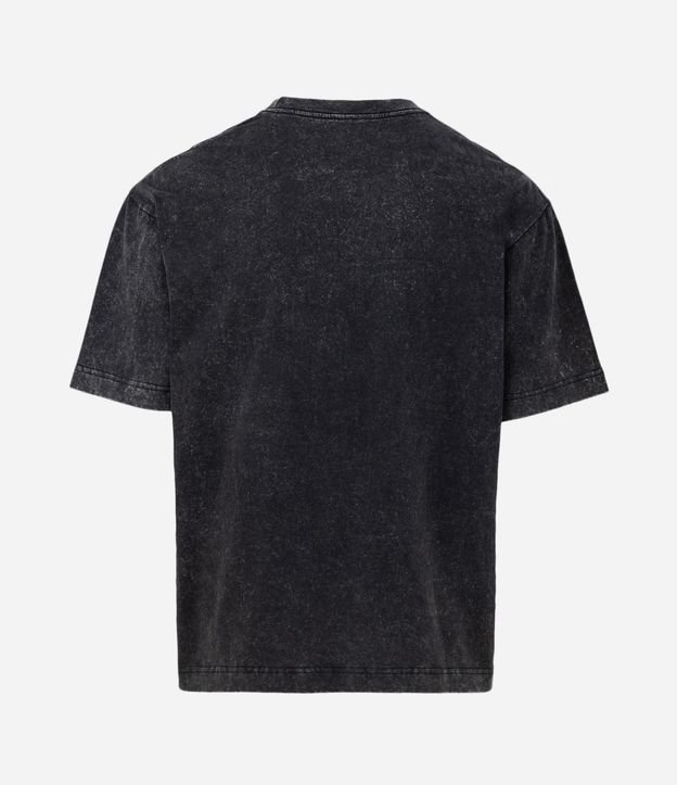 Remera Boxy en Algodón con Lettering Outcast 3