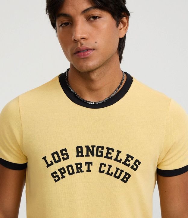 Remera Baby Tee con Estampa en Lettering Los Angeles 4