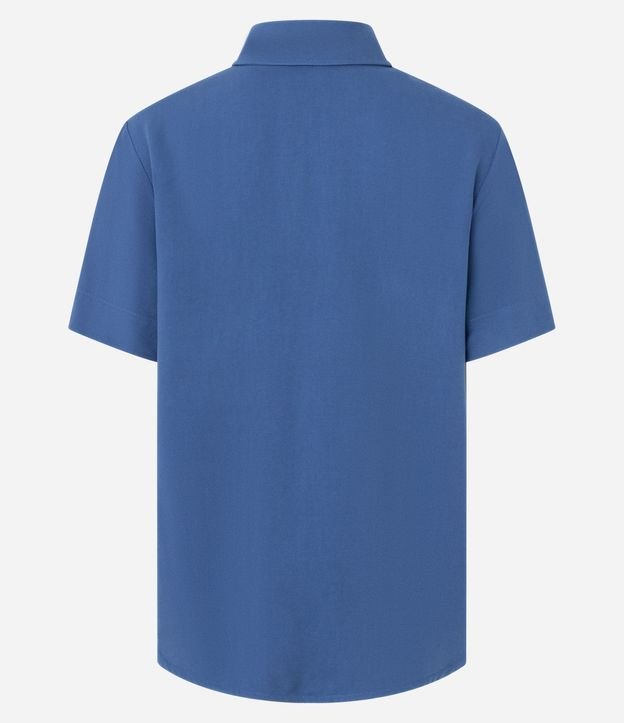 Camisa en Viscosa con Botones y Manga Corta 4