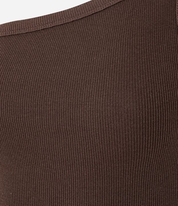 Blusa en Rib con Un Hombro Único y Asa Doble 5