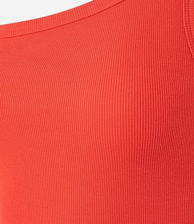 Blusa en Rib con Un Hombro Único y Asa Doble 5