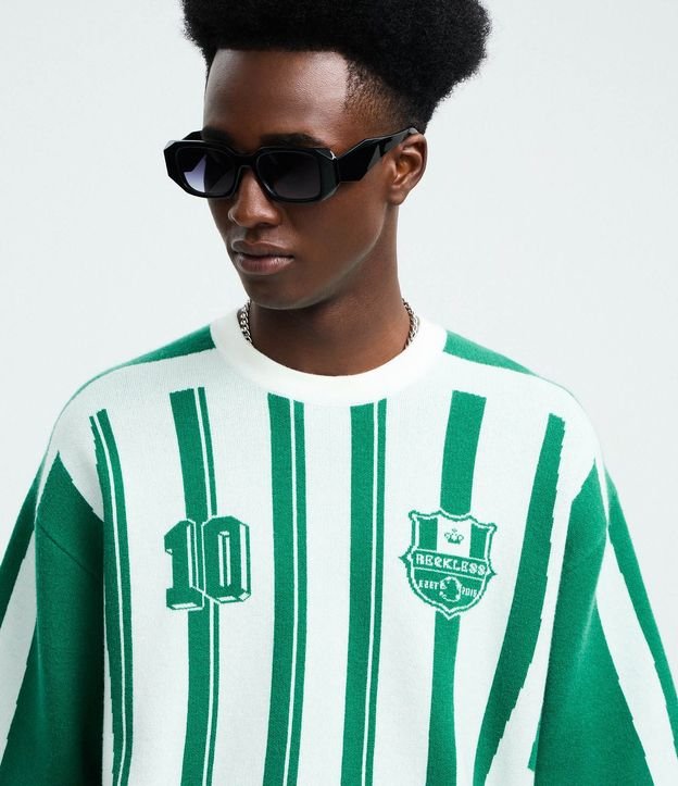 Remera en Punto Rayada Reckless 4