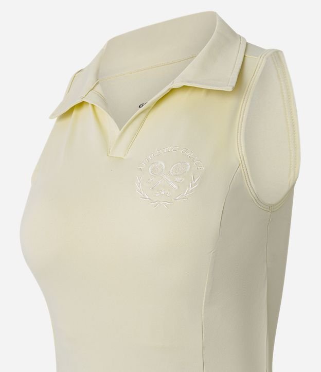 Vestido Evasê Deportivo en Microfibra con Short Interno 6