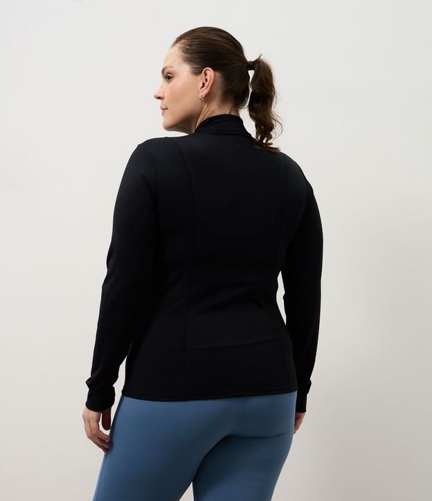 Campera Deportiva en Microfibra con Cremallera y Bolsillos 9