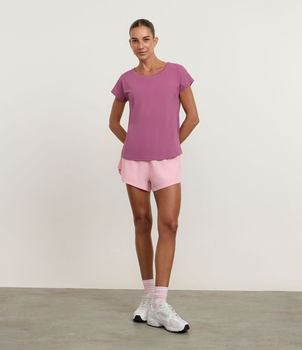 Remera Deportiva en Microfibra Texturizada