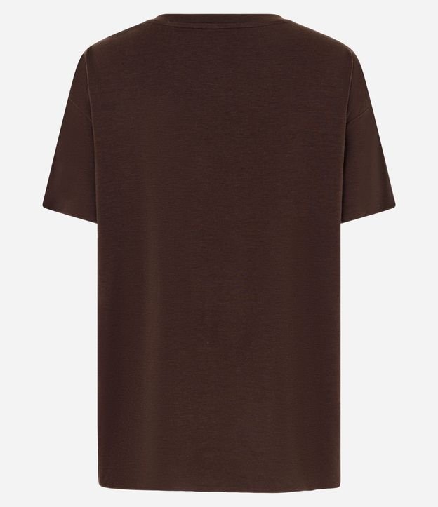 Remera Regular en Microfibra Amplia con Encajes Laterales 6