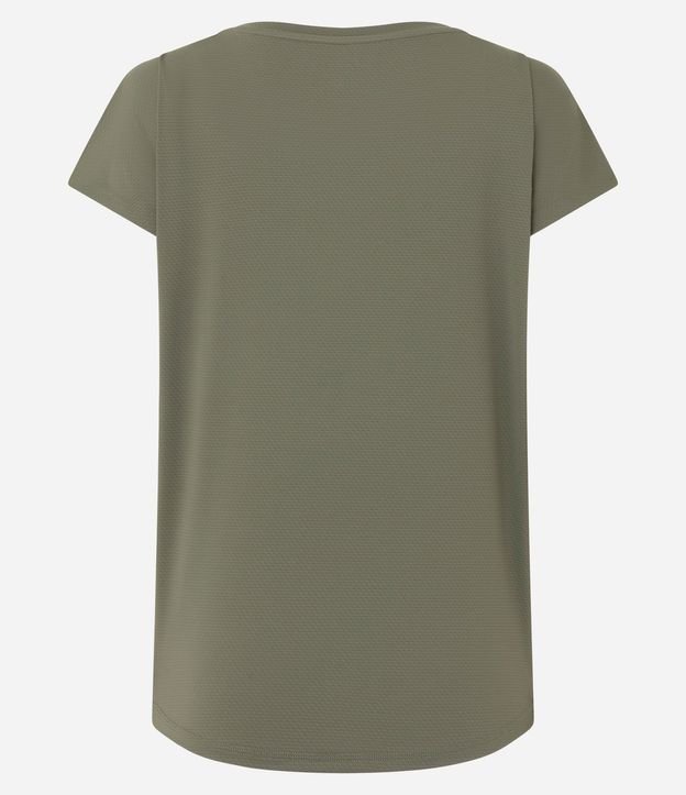Remera Deportiva en Microfibra Texturizada 6