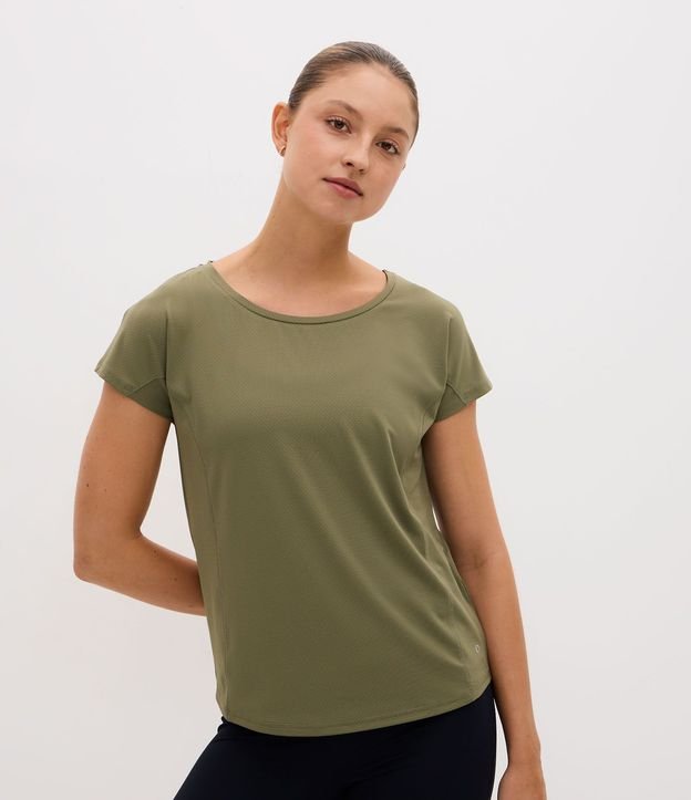 Remera Deportiva en Microfibra Texturizada 1