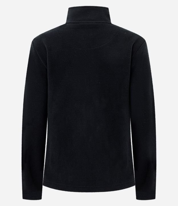 Campera Pesada Deportiva en Fleece con Cuello Alto 7