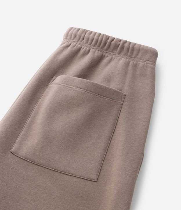 Pantalón Baggy en Algodón con Felpa con Ruedo Ajustable 7