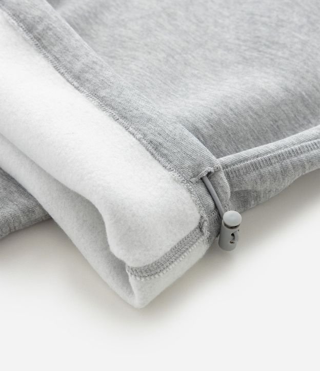 Pantalón Baggy en Algodón con Felpa con Ruedo Ajustable 9
