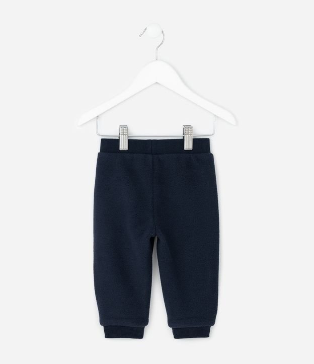 Pantalón Infantil en Polar Fleece con Puños – Talle RN a 12 Meses 3
