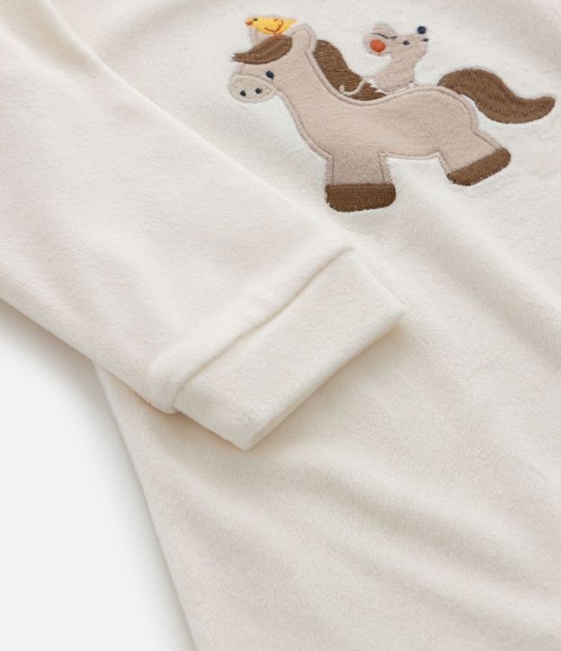 Mono Infantil con Bordado de Caballo – Talle 0 a 18 Meses 5