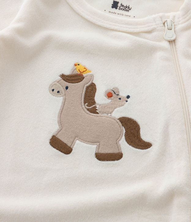 Mono Infantil con Bordado de Caballo – Talle 0 a 18 Meses 6