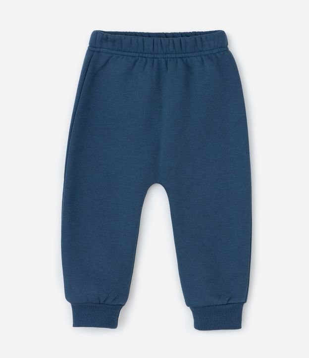 Conjunto Infantil Saco con Capucha y Pantalón Bordado de Oso – Talle 0 a 18 Meses 4