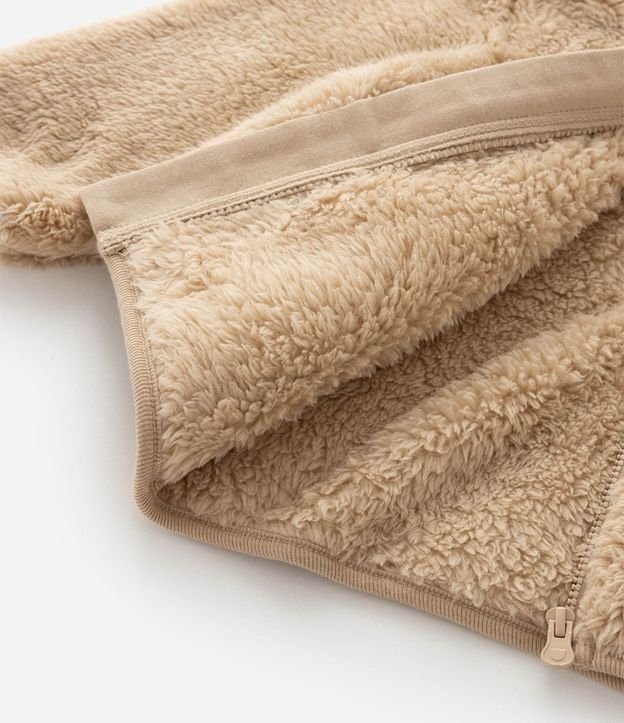Campera Bebé Sherpa con Capucha y Orejitas – Talle 0 a 18 Meses 6