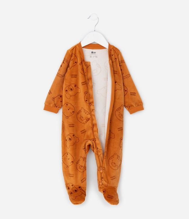 Mono Plush con Estampa de Bichos - Talle 0 a 18 Meses 2