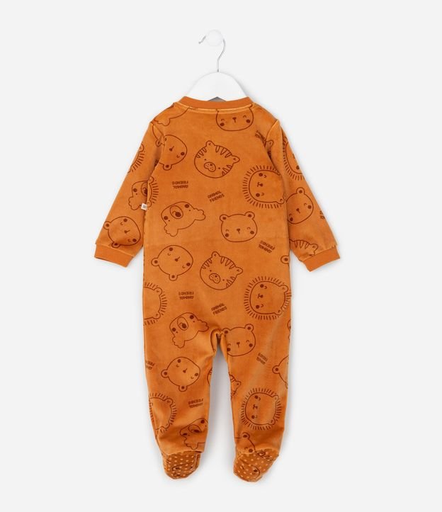 Mono Plush con Estampa de Bichos - Talle 0 a 18 Meses 3