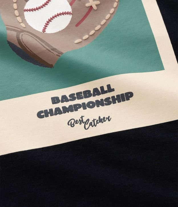 Remera Infantil con Estampa de Baseball - Talle 1 a 6 años 6