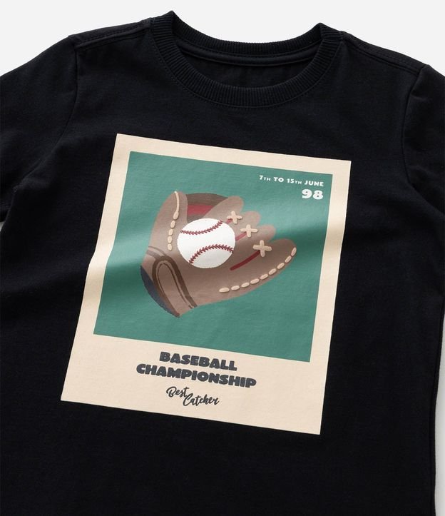 Remera Infantil con Estampa de Baseball - Talle 1 a 6 años 8