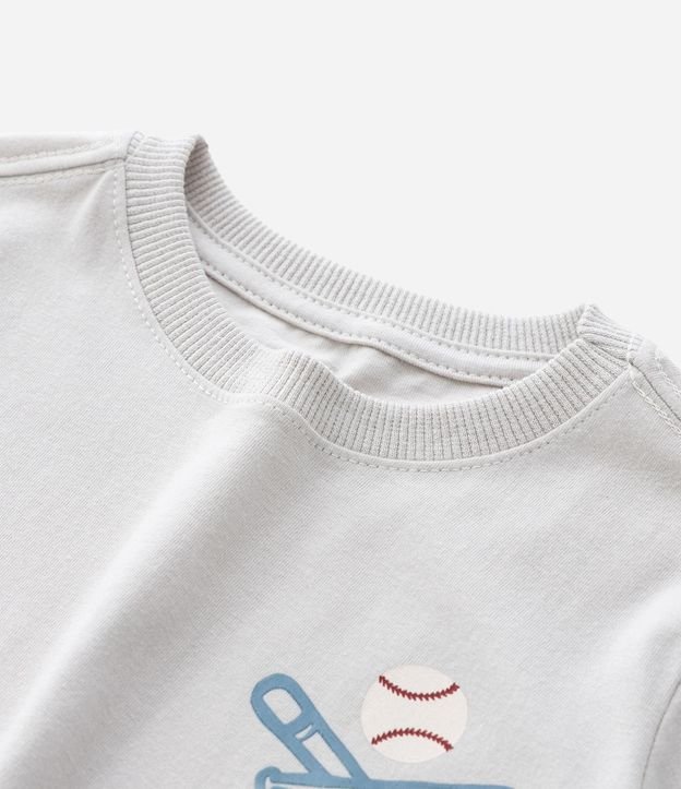 Remera Infantil con Estampa de Baseball - Talle 1 a 6 años 5