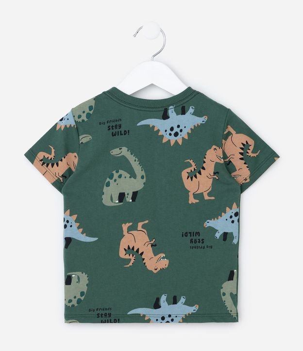 Remera Infantil con Estampa de Dinos - Talle 1 a 6 años 3