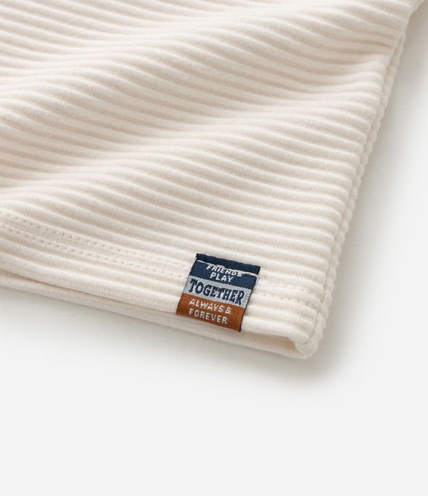 Remera Infantil Texturizada Básica - Talle 1 a 6 años 5
