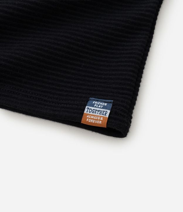Remera Infantil Texturizada Básica - Talle 1 a 6 años 5
