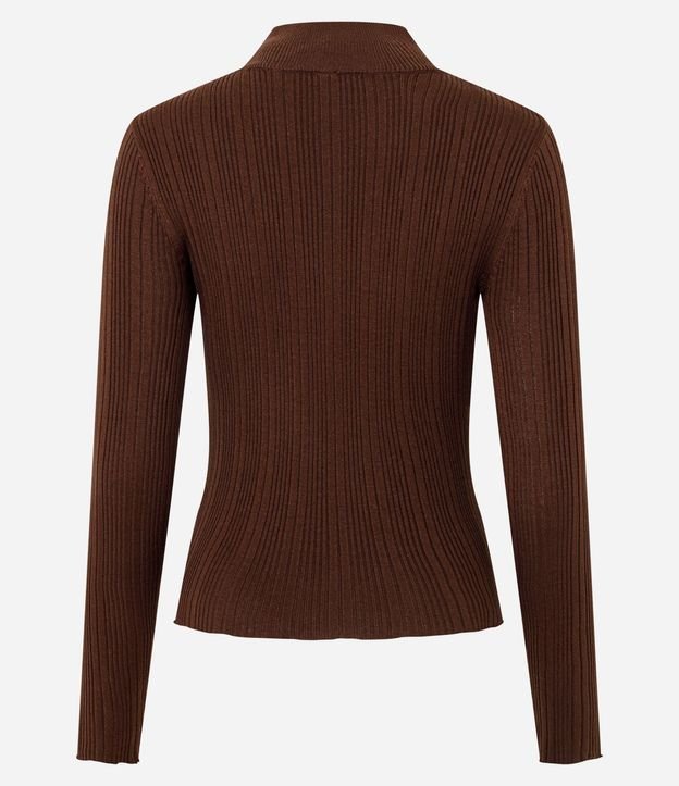 Blusa Rectilínea Punto con Cuello Alto Adulto 6