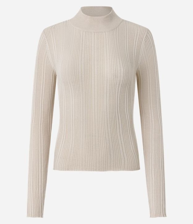 Blusa Rectilínea Punto con Cuello Alto Adulto 4