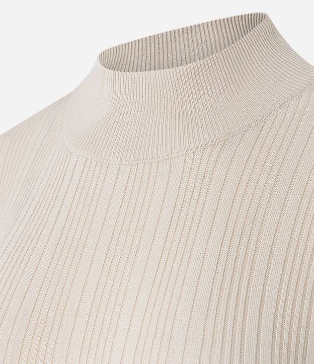Blusa Rectilínea Punto con Cuello Alto Adulto 5
