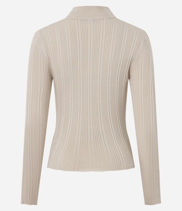 Blusa Rectilínea Punto con Cuello Alto Adulto 6