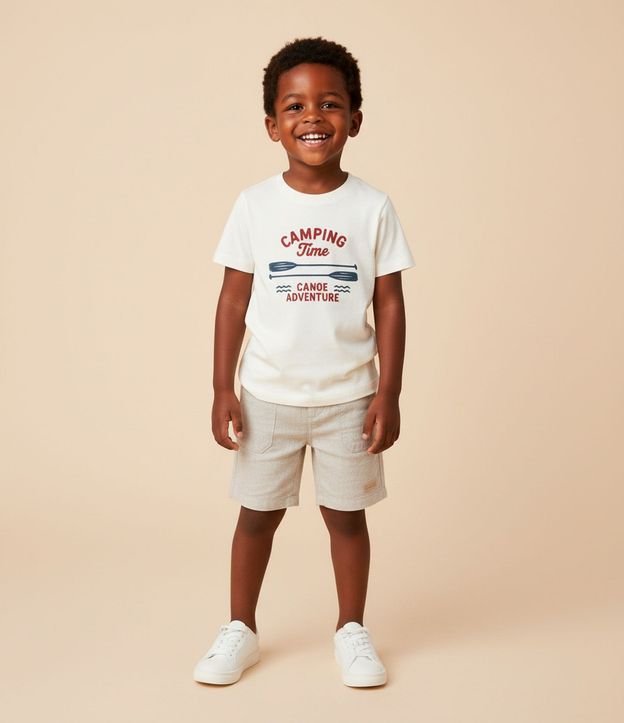 Remera Infantil con Estampa Caping Time - Talle 1 a 6 años