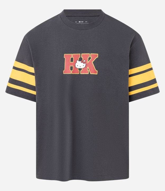 Remera Boxy en Algodón con Estampa Hello Kitty Baloncesto 5