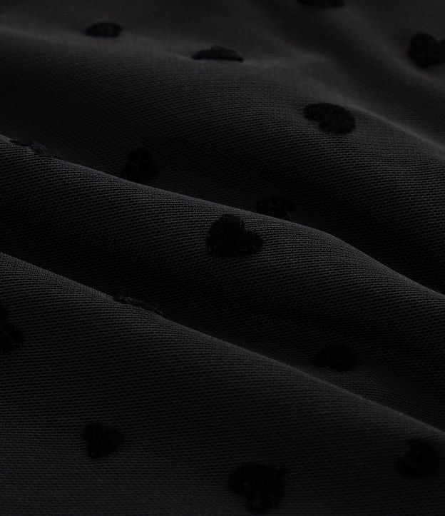 Remera Infantil en Tule con Corazones y Musculosa Interna – Talle 5 A 14 años 4