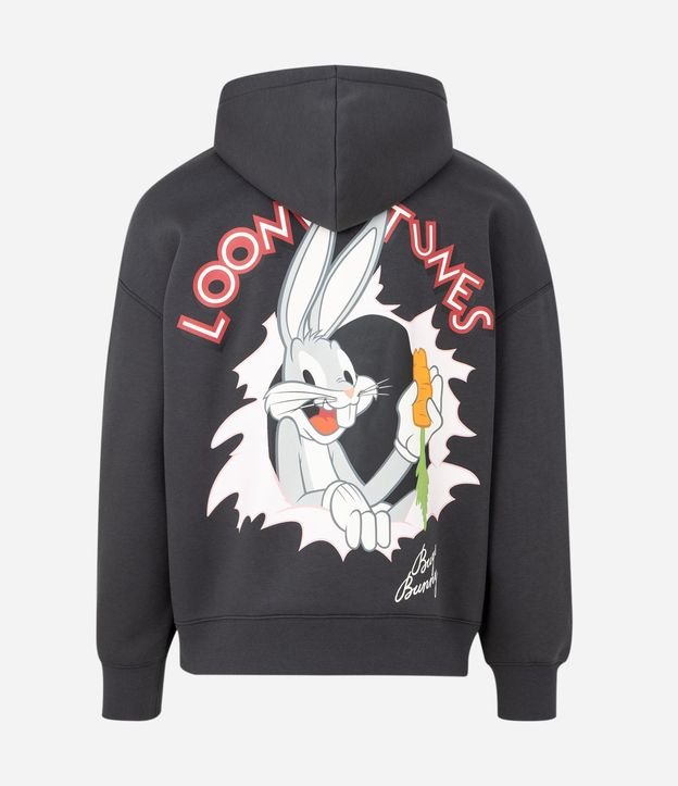 Buzo Masculino Algodón Looney Tunes Bugs Bunny con Capucha 6